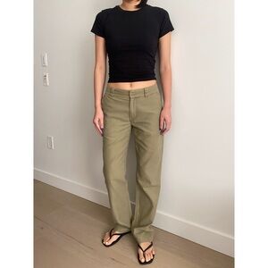 Aritzia tna low rise straight leg pant